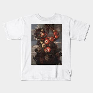 Summer by Style of Giuseppe Arcimboldo Kids T-Shirt